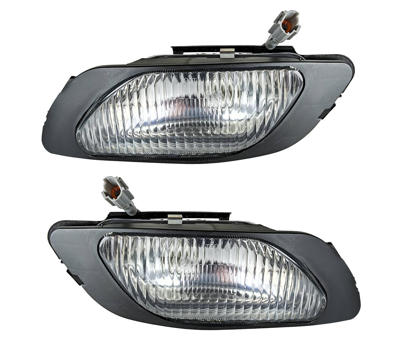 

Противотуманные фары на Daewoo Nexia BLACK. оригинальные штатные противотуманки в бампер Део Нексия, Белый