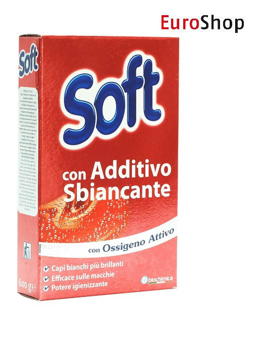 

Пятновыводитель для белого Soft con Additivo Sbiancante 600 гр