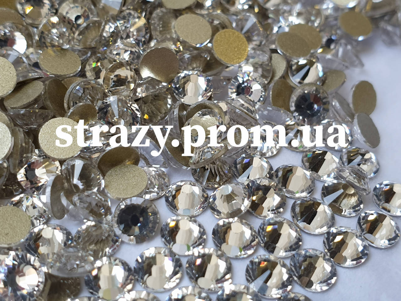 

Стразы Lux ss16 Crystal (4.0mm) gold foil 1440шт