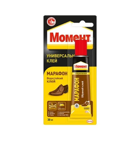 

Клей контактный Момент Марафон 30 мл в шоу боксе