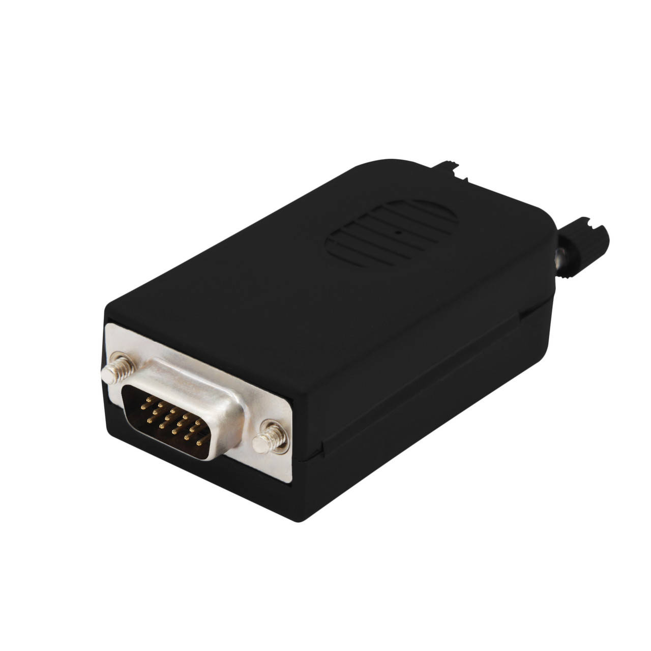 

Разъем быстромонтажный вилка DB15M-TB (VGA 3+9), переходник DB15 "папа" - клеммная колодка, Черный