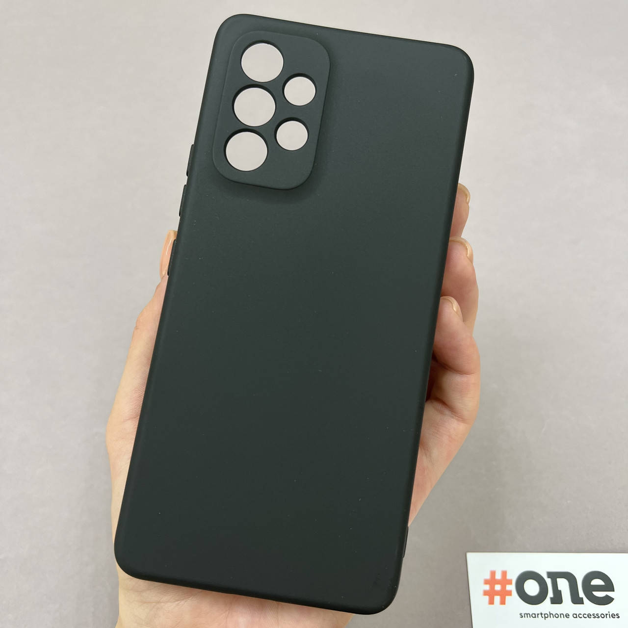 

Чехол для Samsung Galaxy A53 силиконовый с защитой для камеры чехол на телефон самсунг а53 черный HLG