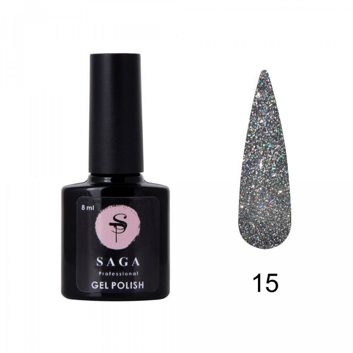 

Гель-лак Феерия от Saga Fiery 15 (светоотражающий гель-лак)
