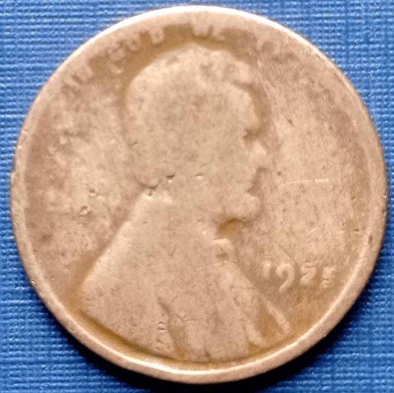 

Монета 1 цент США 1925 Линкольн пшеничный как есть