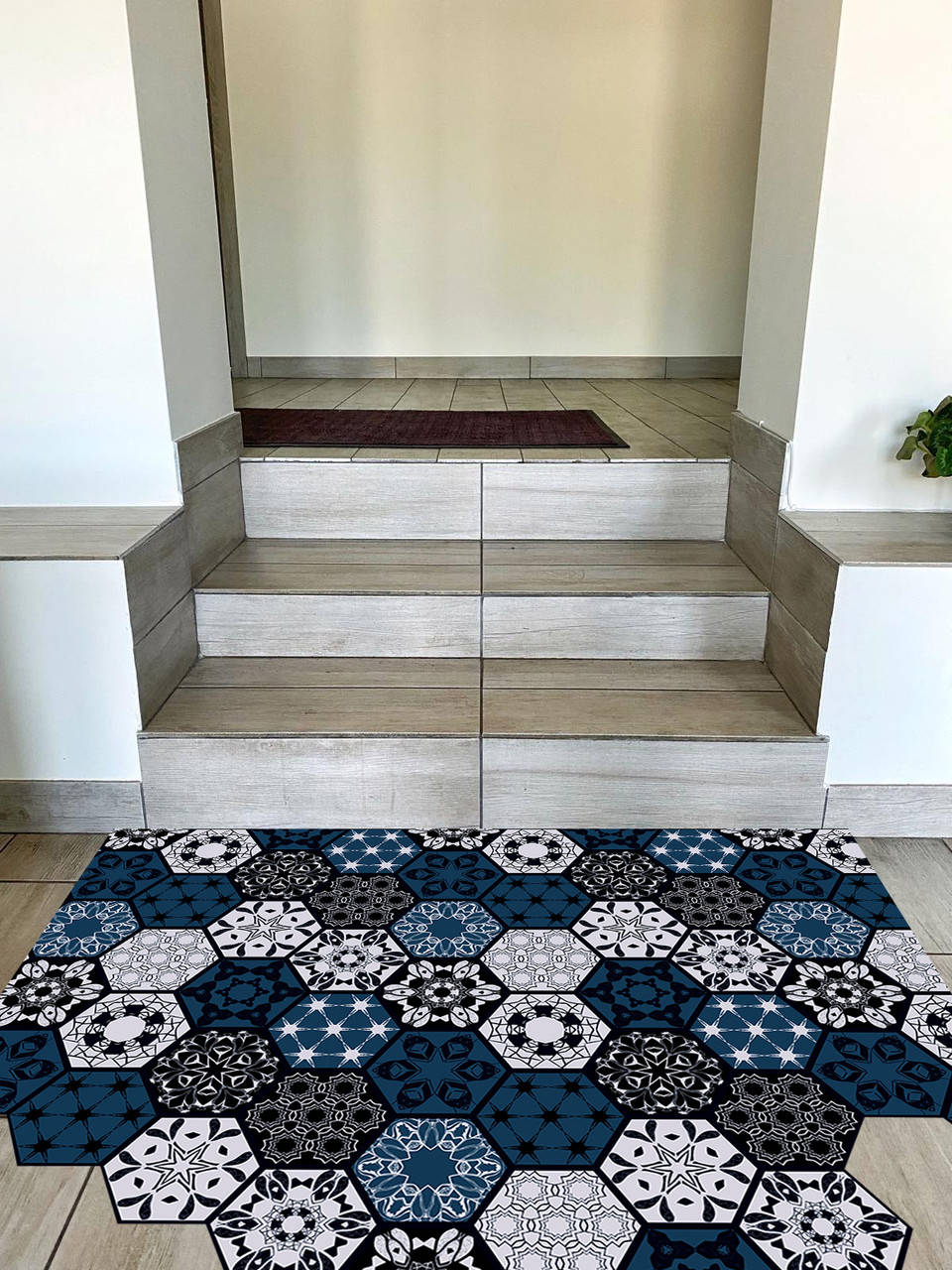 

Коврик "Скандинавская сота" 120см*78см КС-13