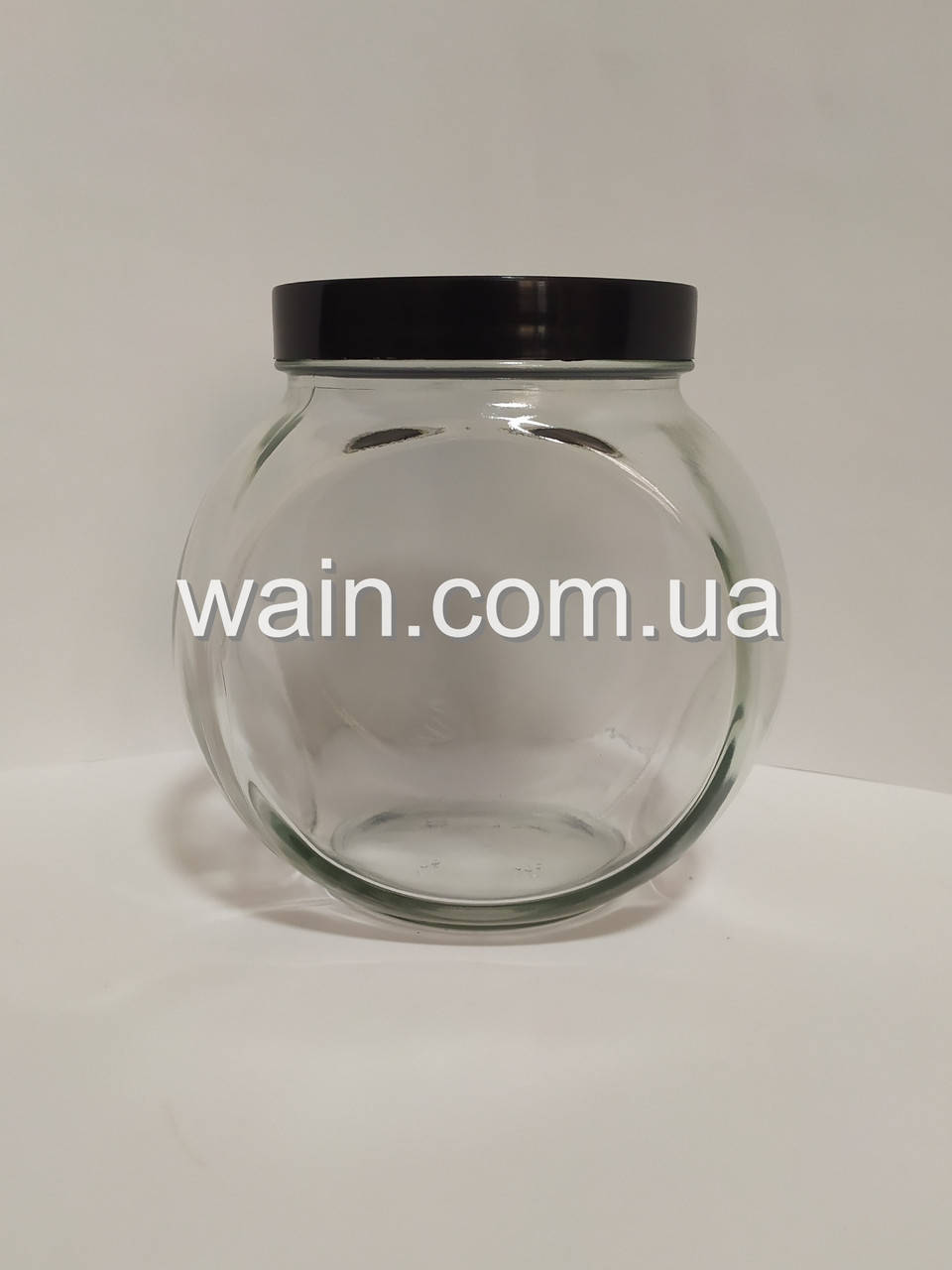 

Банка стеклянная 1730 мл "Sweet New" Everglass для хранения сыпучих и круп с черной крышкой, Черный