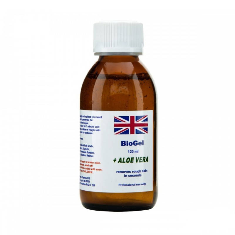 

Ремувер Bio Gel + Aloe Vera для маникюра и педикюра 120 мл., Прозрачный