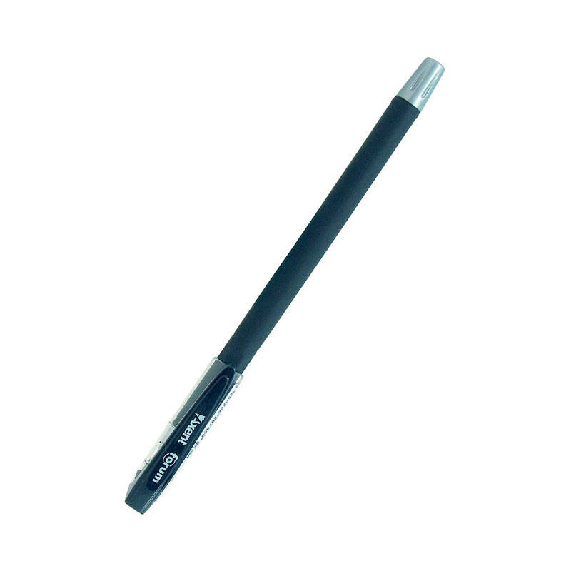 

Ручка гелевая Axent Forum AG1006-01-A корпус черный, пишет черным