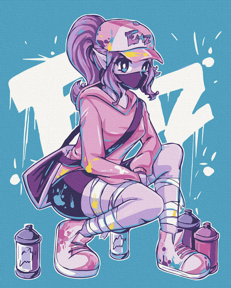 

Картина по номерам. Art Craft "Style girl" 40*50 см 10218-AC