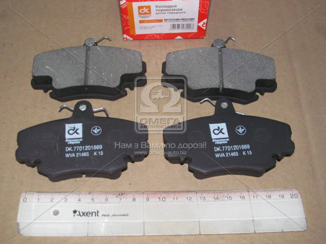 

Колодки тормозные дисковые DACIA LOGAN 04- передние