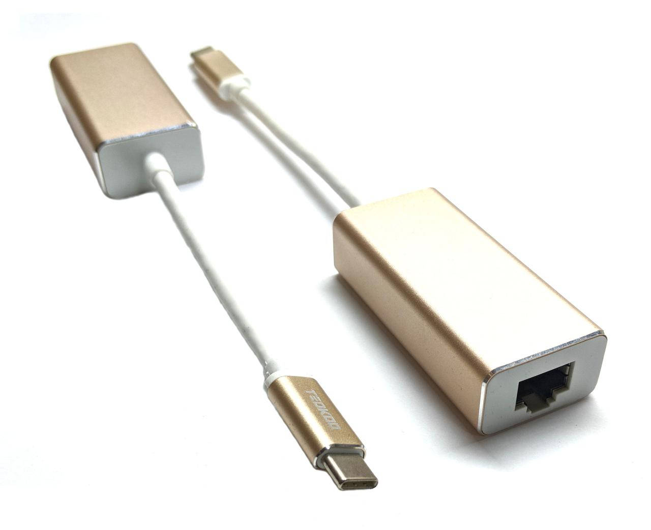 

Переходник Адаптер USB 3.0 Type-C - Ethernet 1 Gbit/s