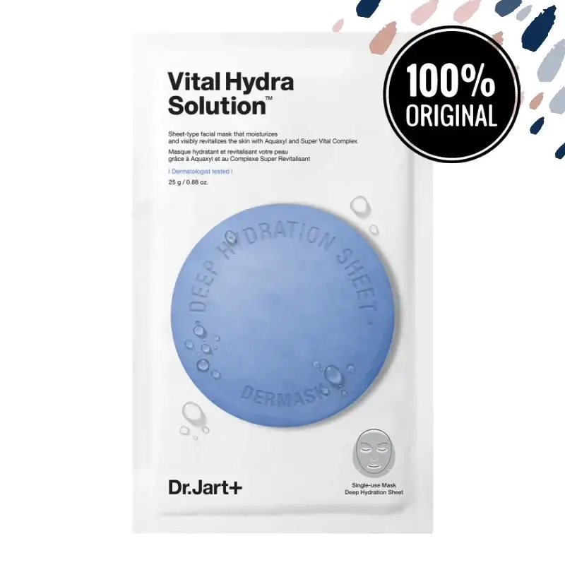 

Зволожуюча маска для обличчя DR. JART+ Dermask Vital Hydra Solution Mask, 25 мл