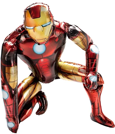 

Ходячая фигура фольгированная КНР Железный человек Iron Man (60 см), Разные цвета