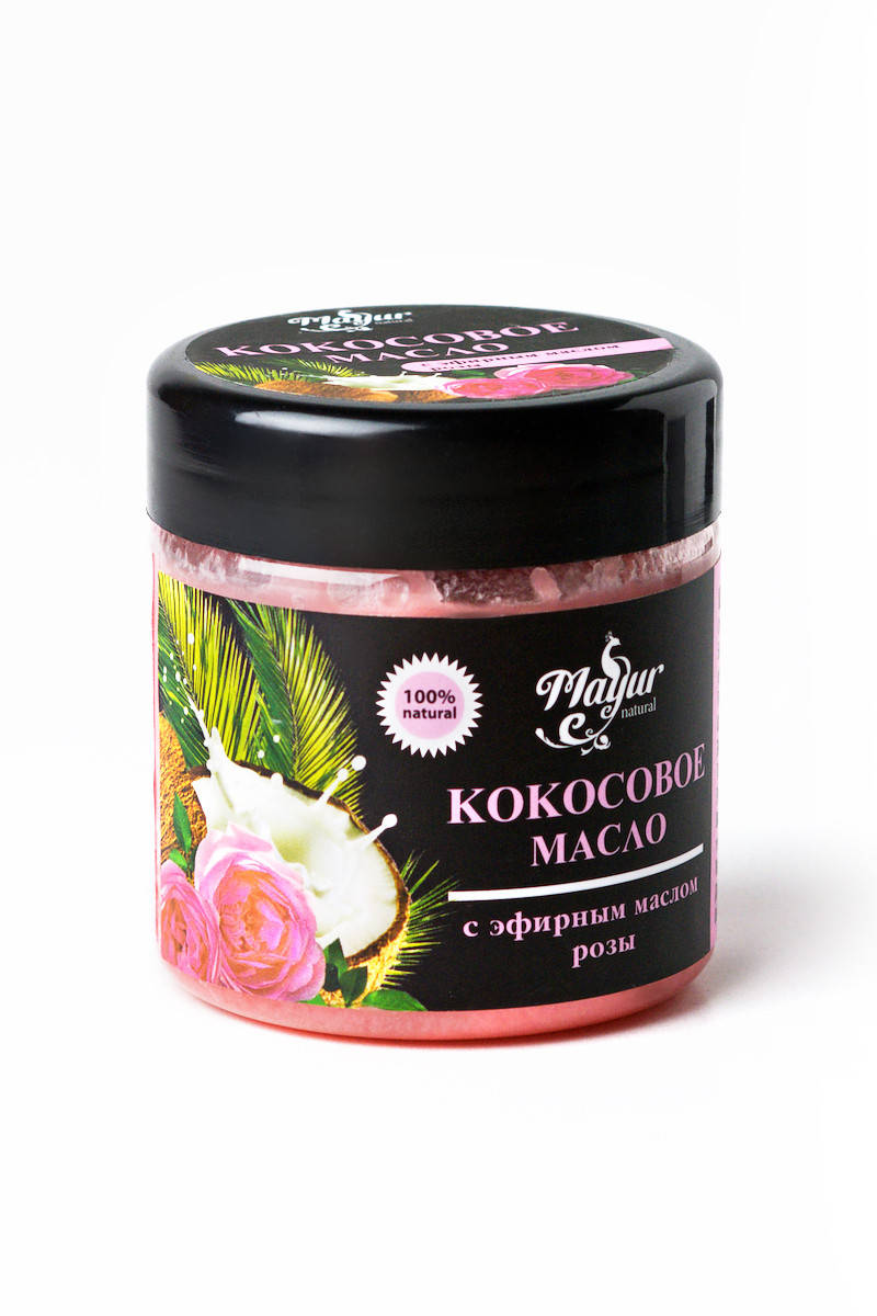 

Кокосовое масло с эфирным маслом розы TM «Mayur» 140мл