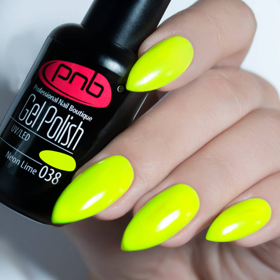 

Гель-лак PNB 8 мл Neon Lime 038