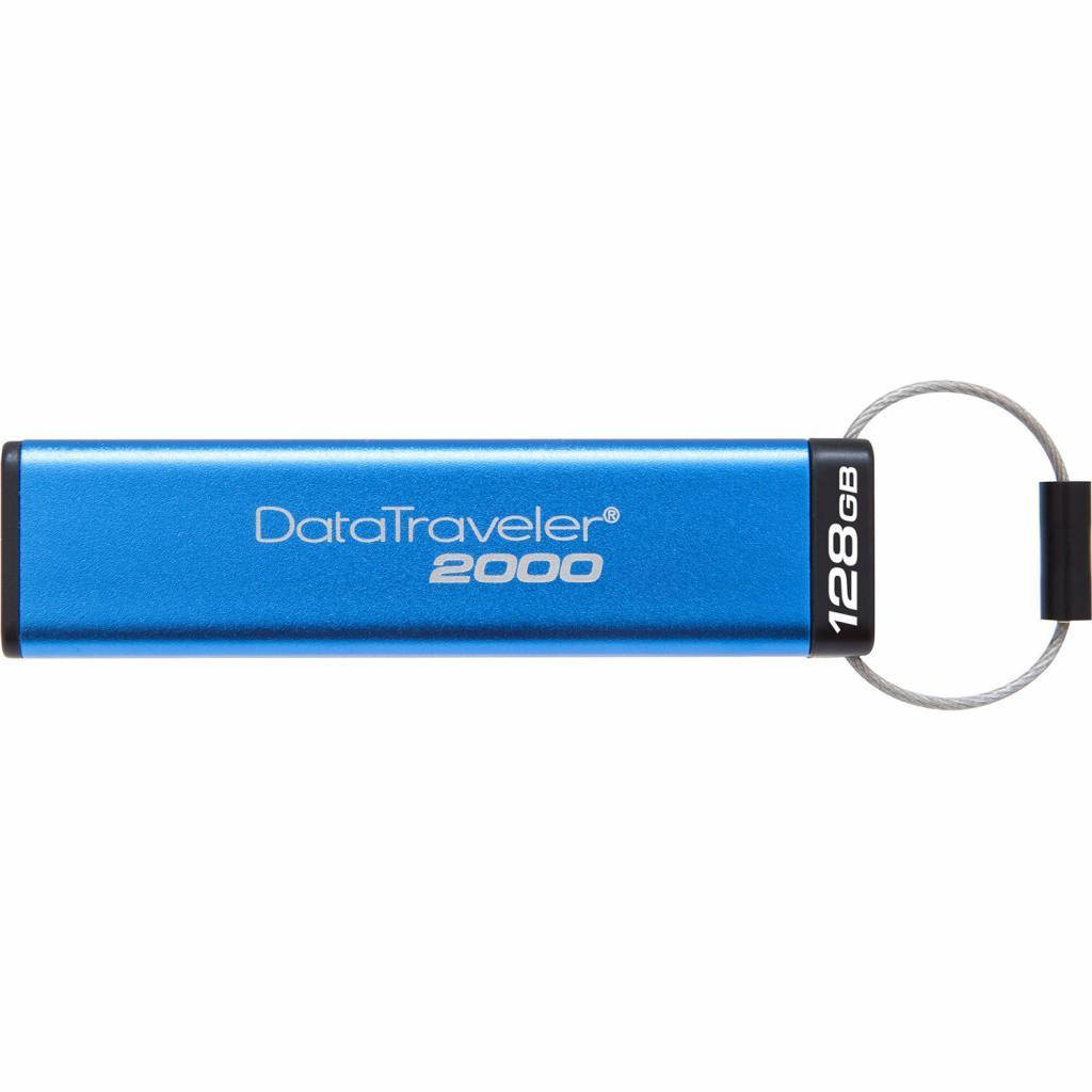 

USB флеш накопитель Kingston 128GB DataTraveler 2000 USB 3.0 (DT2000/128GB), Синий
