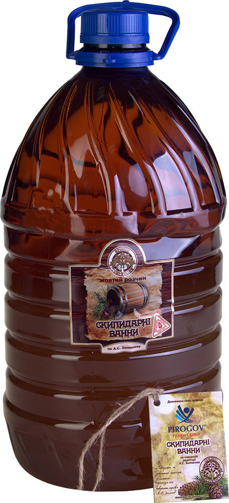 

Скипидарна ванна Жовтий розчин за рецептом Залманова А.С. 5000