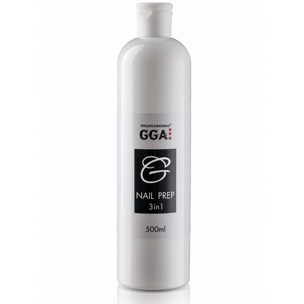 

Nail Prep GGA Professional "3 in 1" Клеансер, обезжириватель и дегидратор, 500 мл