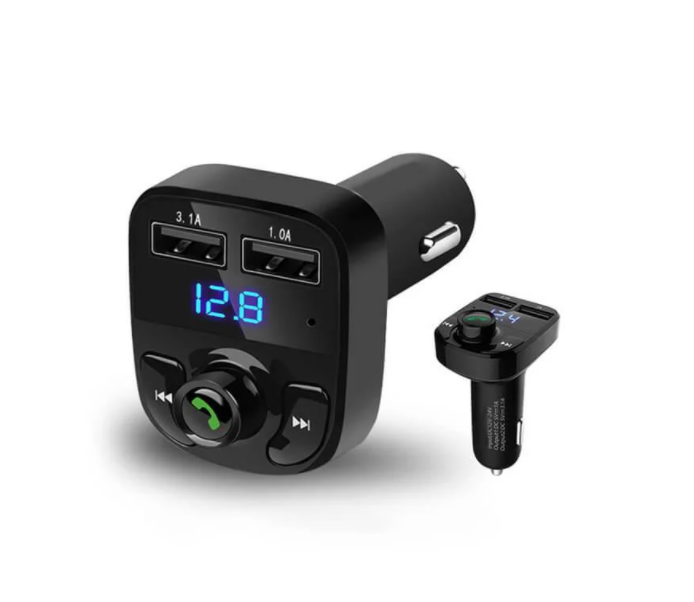 

Fm модулятор в машину Bluetooth Car X8, фм трансмиттер в прикуриватель, блютуз фм передатчик для автомагнитолы