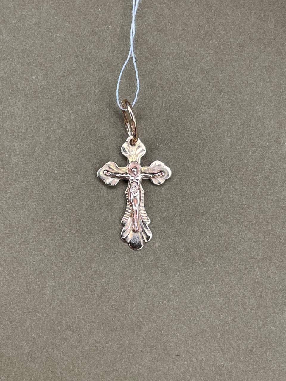 

Крестик золотой 585 пробы с распятием