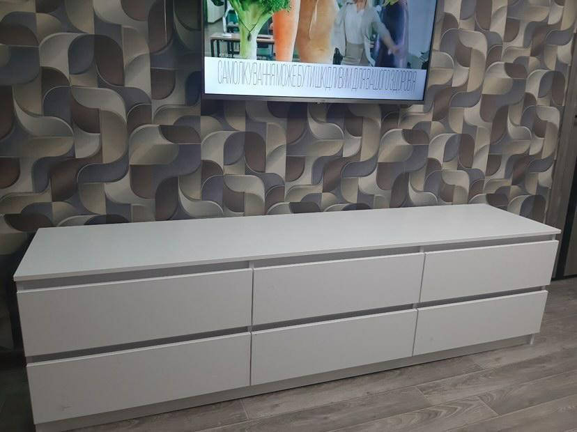 

ТВ тумба на 6 ящиков Лайт Эко нифея