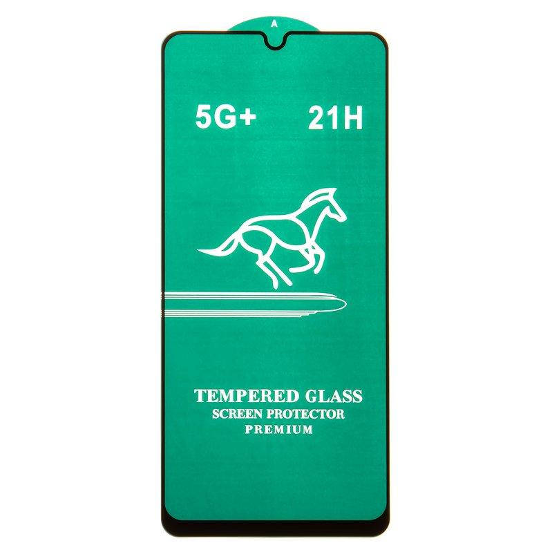 

Захисне скло All Spares для Samsung A325 Galaxy A32, сумісне з чохлом, Full Glue, чорний, шар клею нанесений