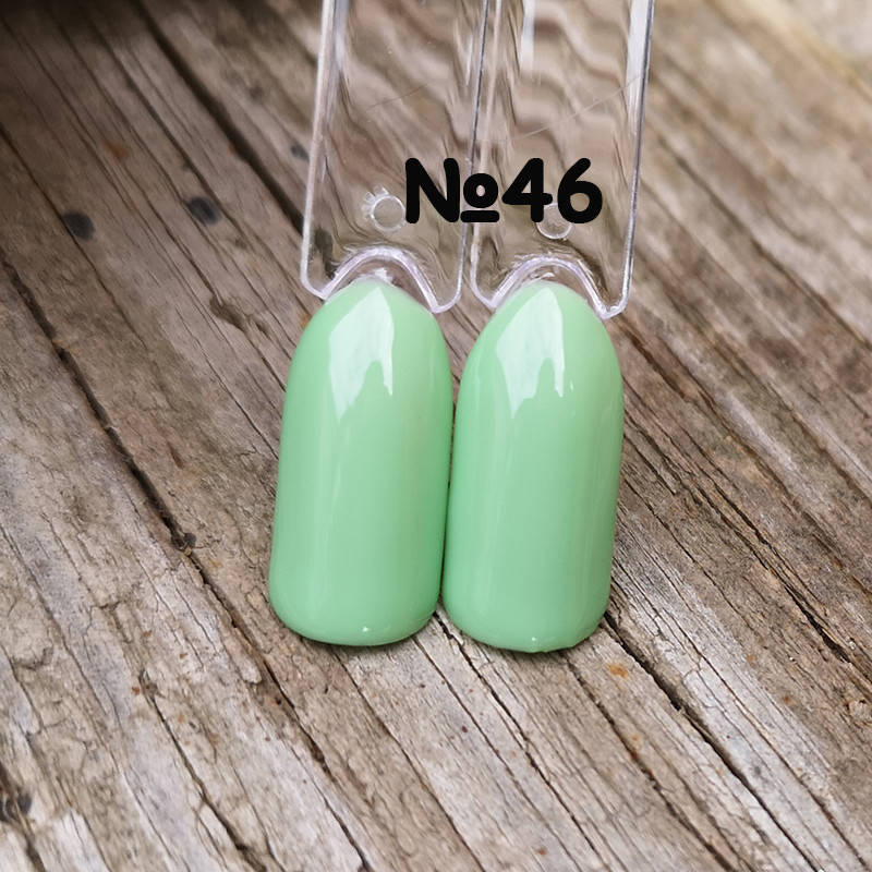 

Гель лак для ногтей светло зеленый №46 8мл