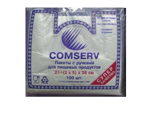 

Майка фасовочная п\э №21*36 Сomserv(100шт) (1 пачка)