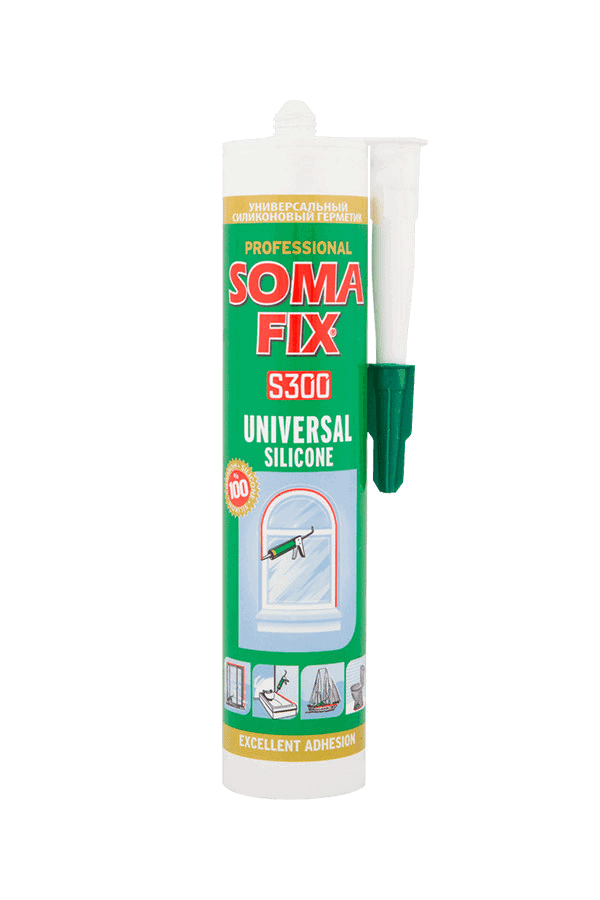 

Герметик SomaFix 310мл силикон прозрачный