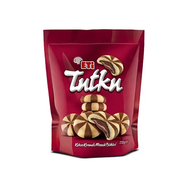 

Печенье внутри шоколадом 210г. ETI tutku