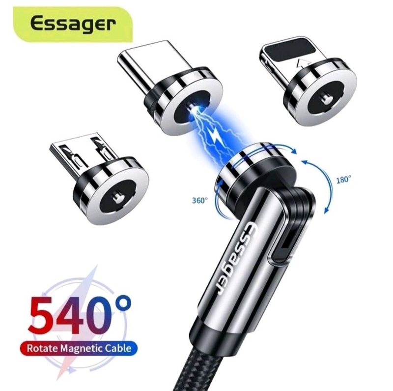 

НОВИНКА! Магнитный кабель 360 для зарядки телефона USLION (GTWIN) кабель USB + 1 коннектор