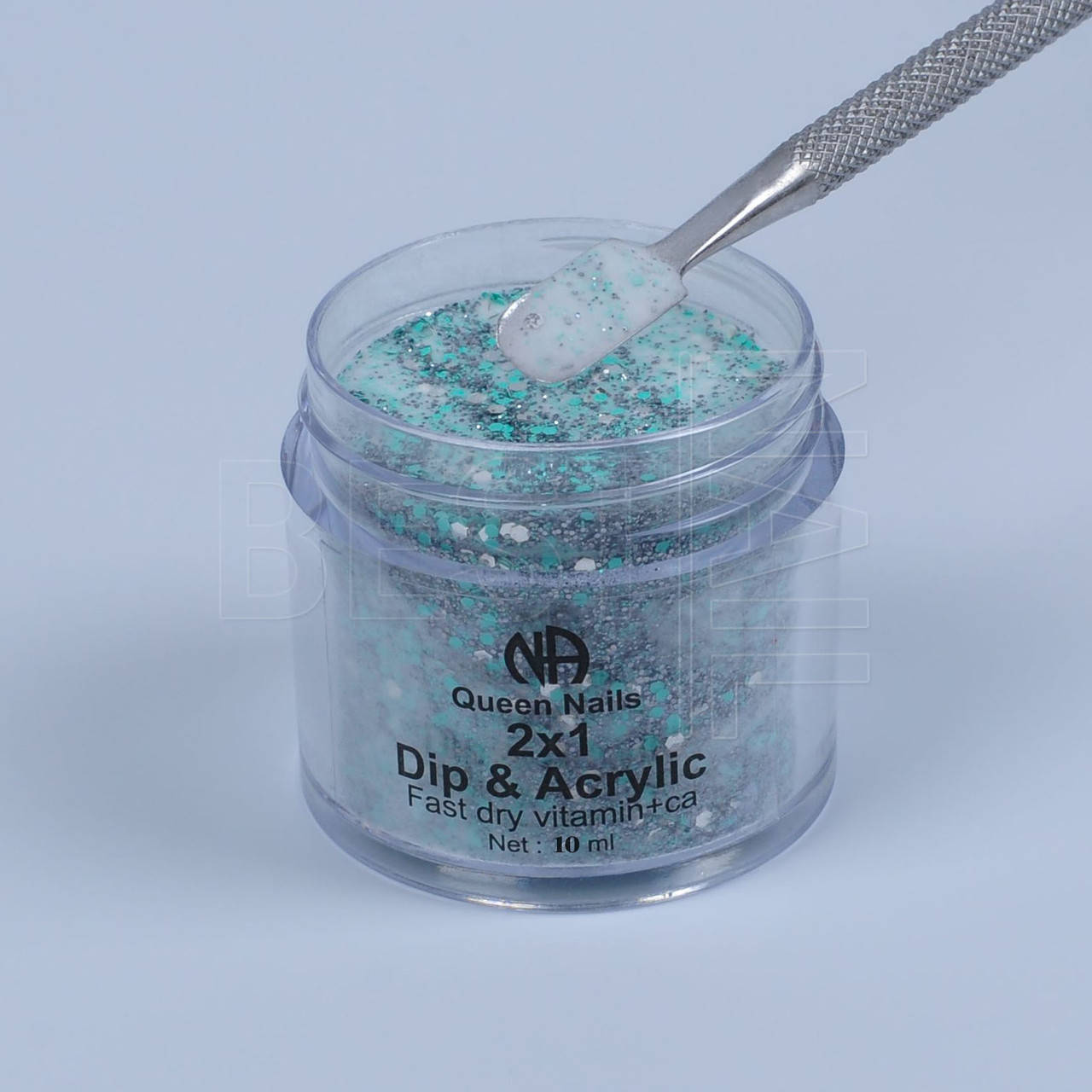 

Дип пудра Queen Nails №Hm 355 c глиттером, 10 мл