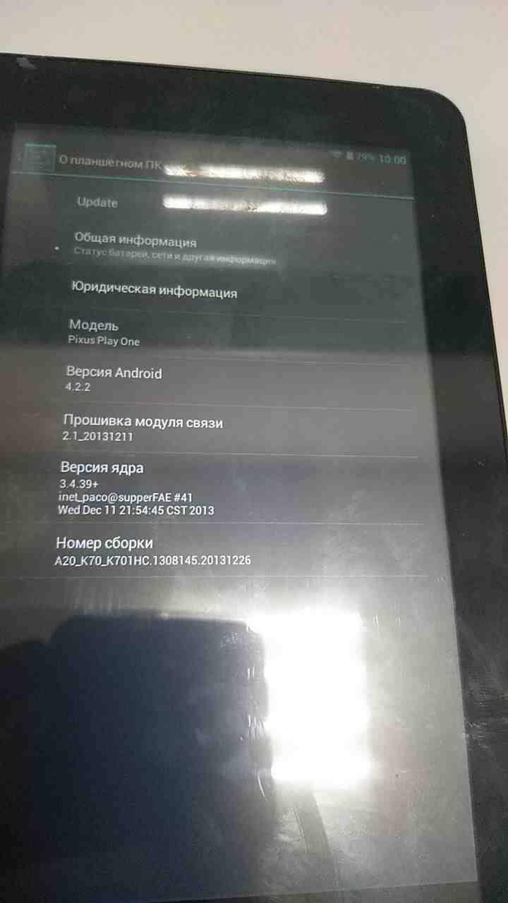 

Планшет планшетный компьютер Б/У Pixus Play One