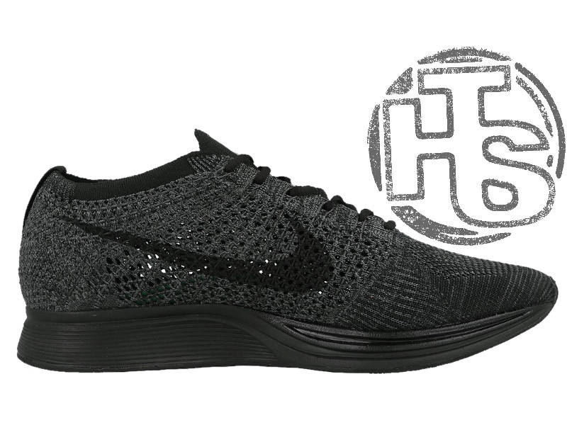 

Мужские кроссовки Nike Flyknit Racer Triple Black 526628-009, Черный