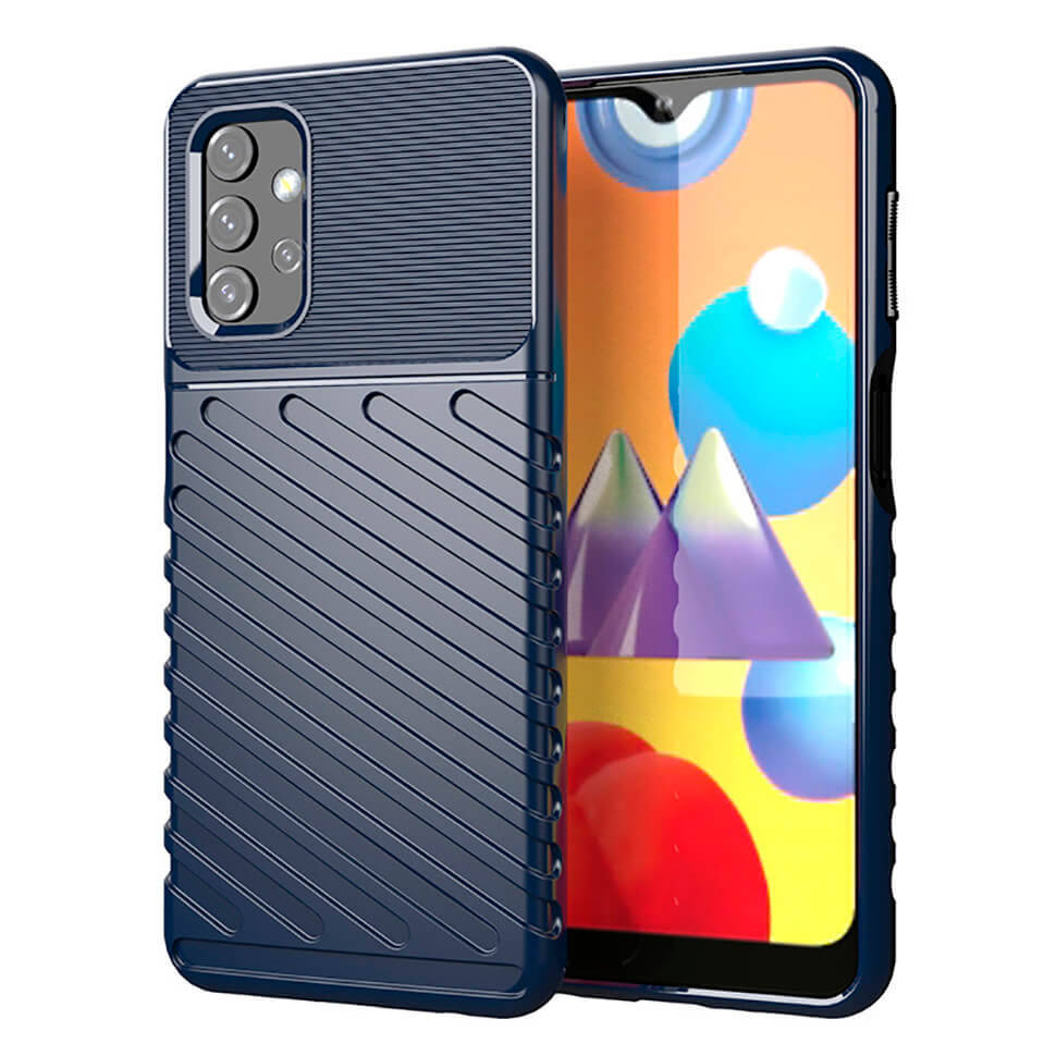 

Чехол Lenuo Thunder для Samsung Galaxy A32 5G A326B Navy Blue, Темно-синий