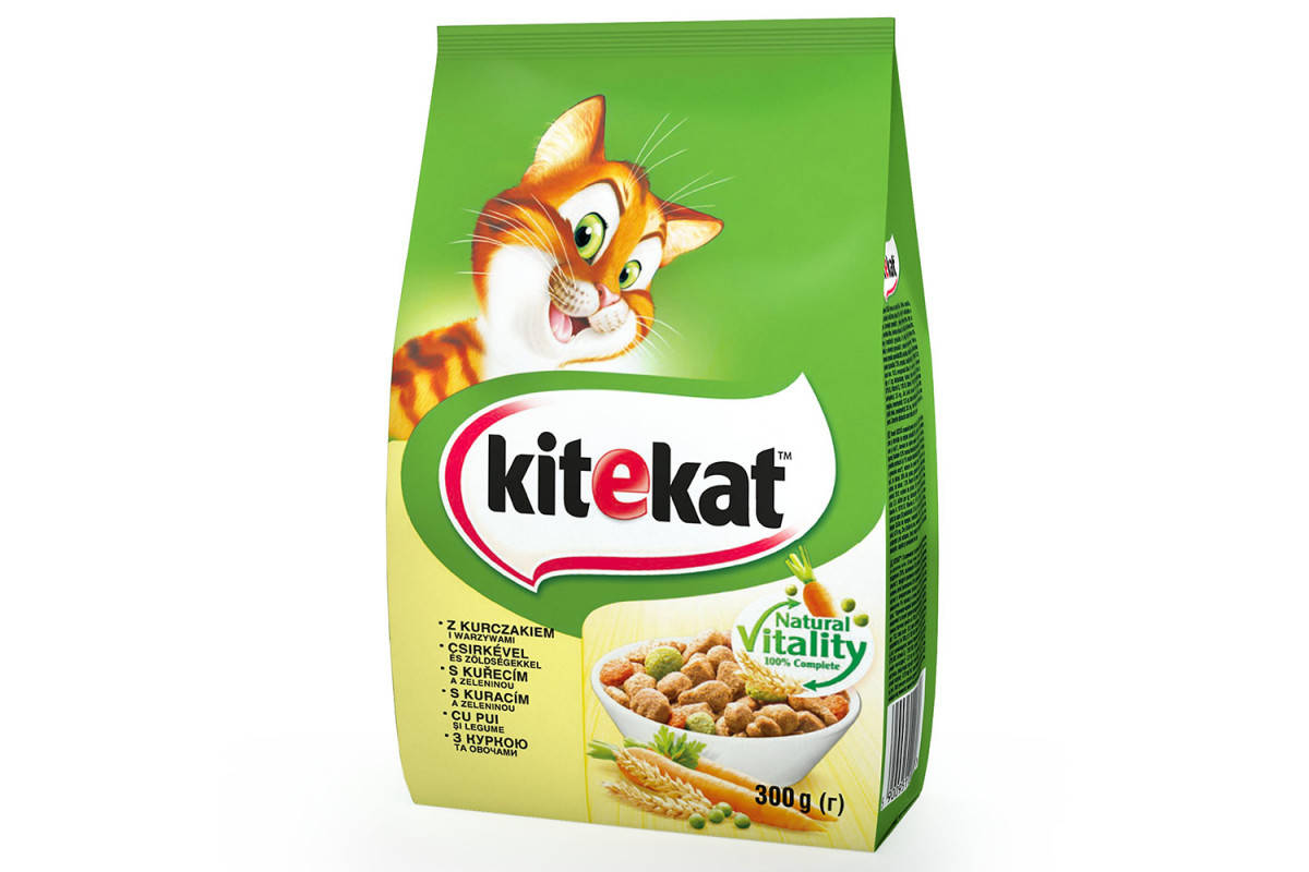 

Сухой корм Kitekat для кошек, курица с овощами, 300 г