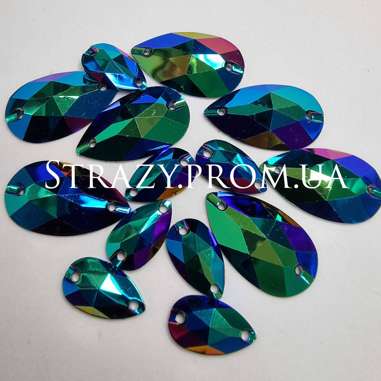 

Капля 10х18мм. EMERALD AB Смола