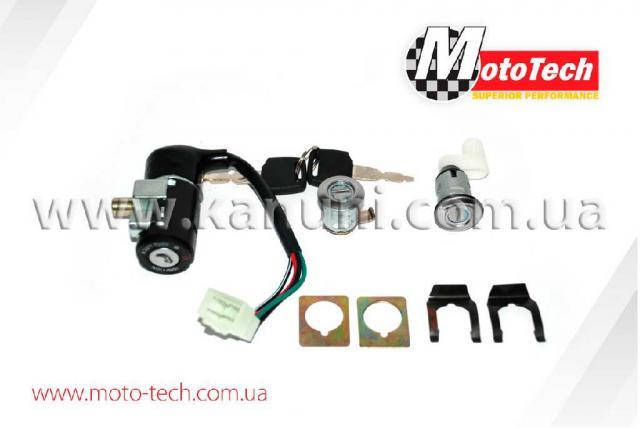 

Замок зажигания на скутер 2т Honda Dio AF-18/25 Tact AF-16 (комплект) Mototech