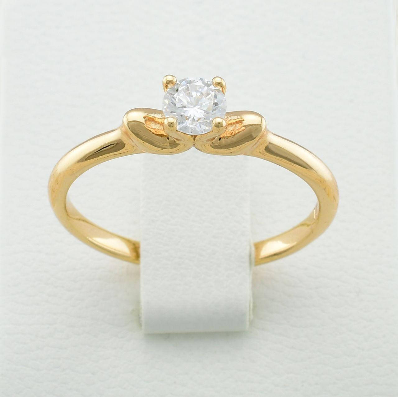 

Кольцо Xuping 14906 ширина 5 мм белые фианиты позолота 18К размер 19