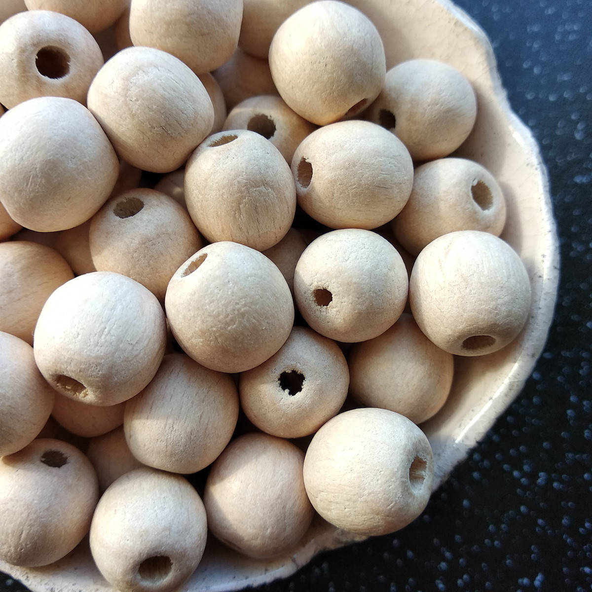 

Бусины буковые, первый сорт, 13 мм, поштучно, Бежевый