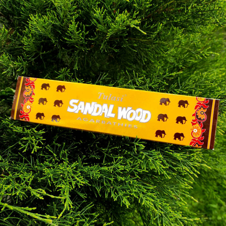 

Ароматические палочки Sandal wood Tulasi (20 грамм) - благовония сандаловые