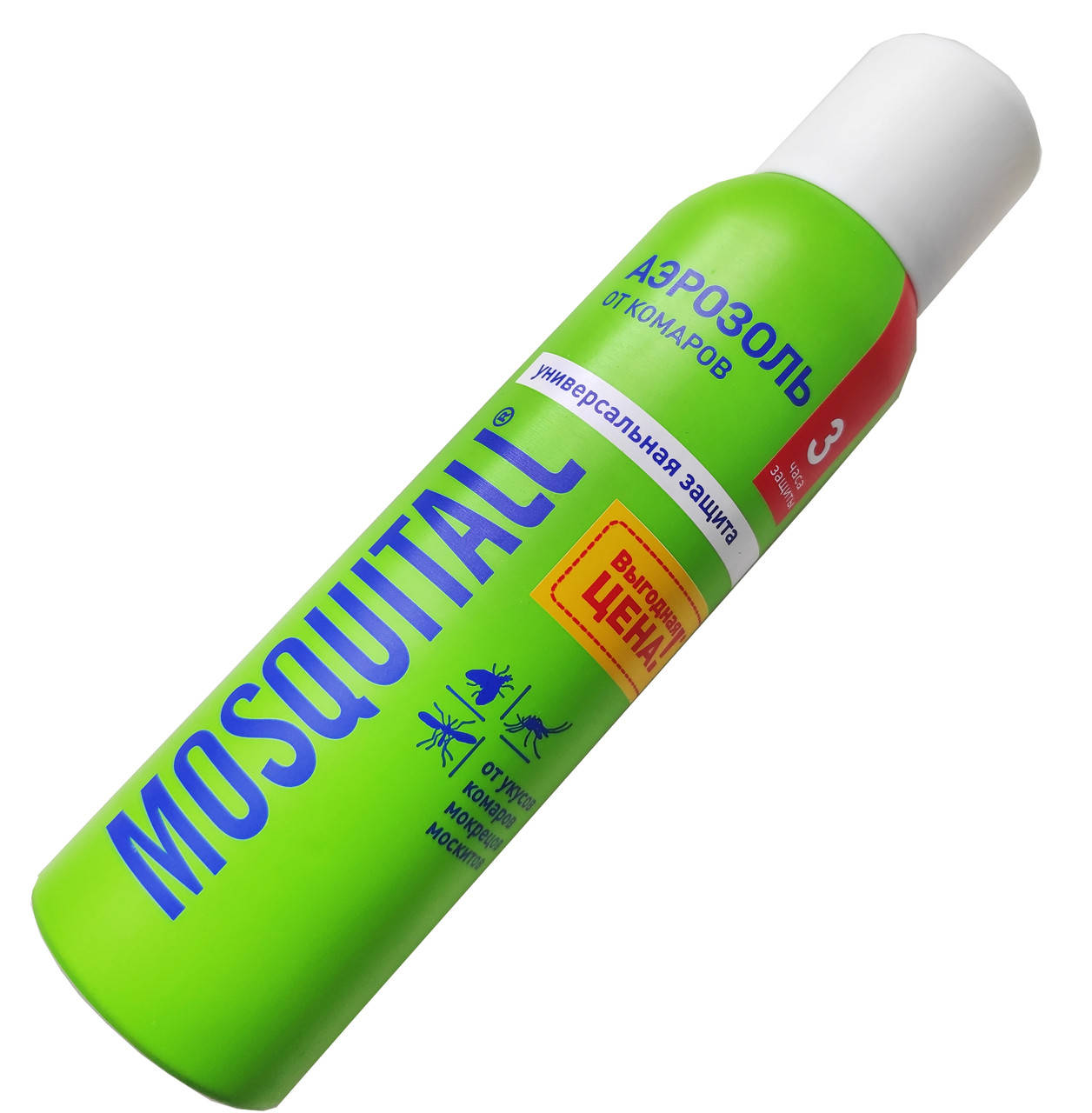 

Аэрозоль от комаров MOSQUITALL 150ml Универсальная защита