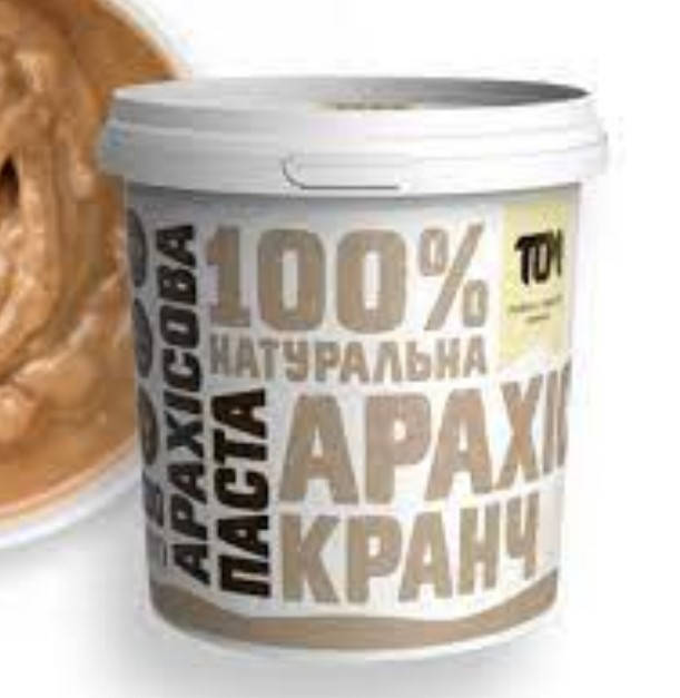 

Арахисовая паста TOM 1 кг кранч Топ продаж