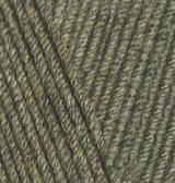 

Пряжа Cotton Gold хаки меланж № 270 Alize