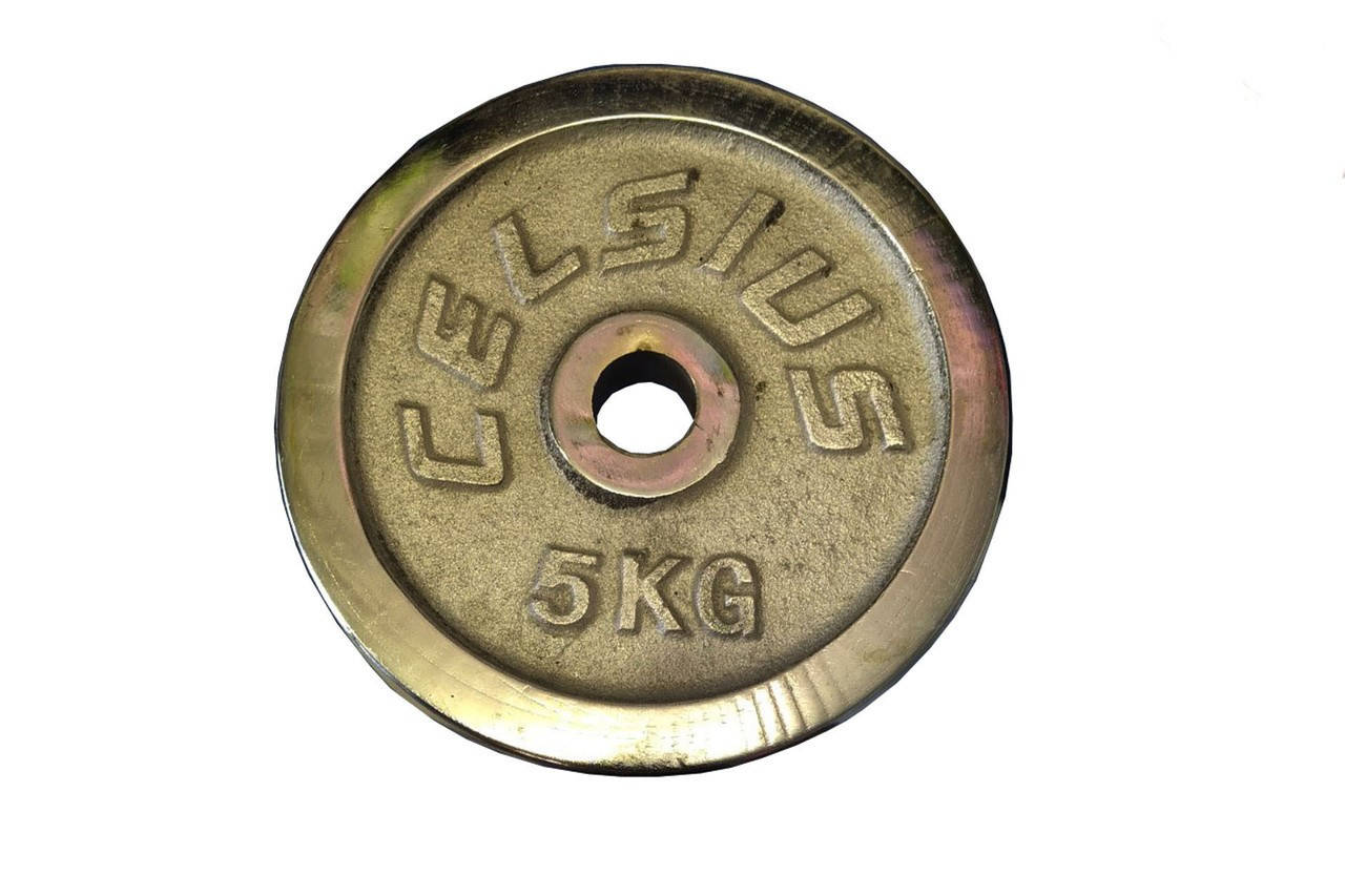 

Блины весовые для штанги 5 кг, Зелёный