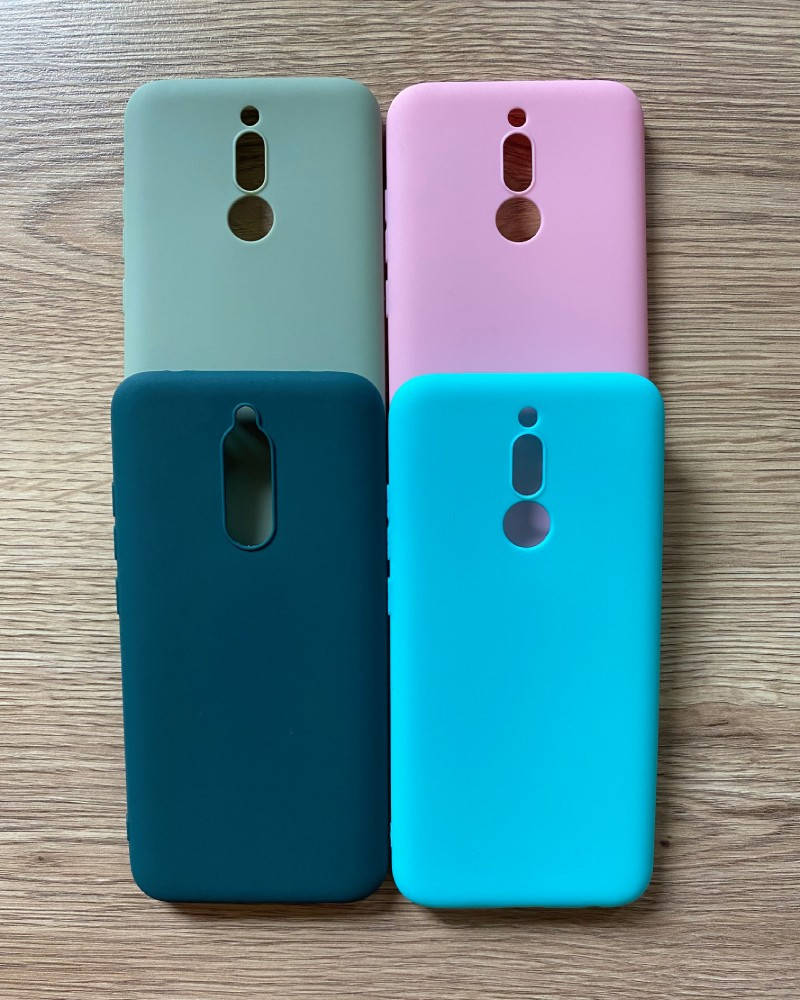 

Силиконовый чехол бампер для Xiaomi Redmi 8, Разные цвета