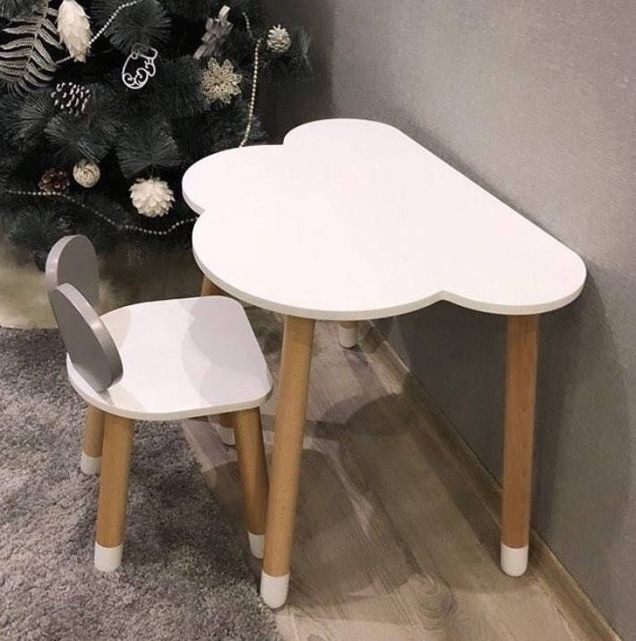 

Детский деревянный набор стол и стульчик. 100% дерево массив бук