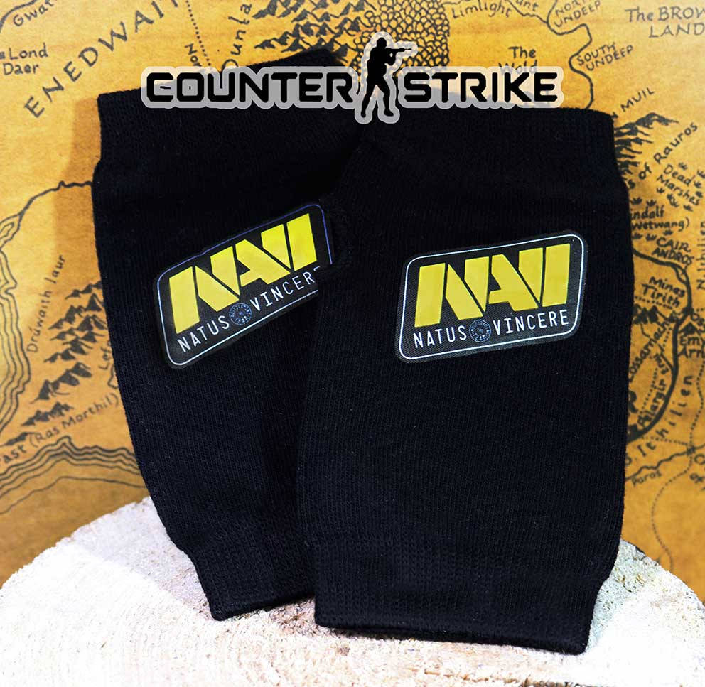 

Перчатки без пальцев Контр Страйк "Natus Vincere" / Counter Strike, Черный