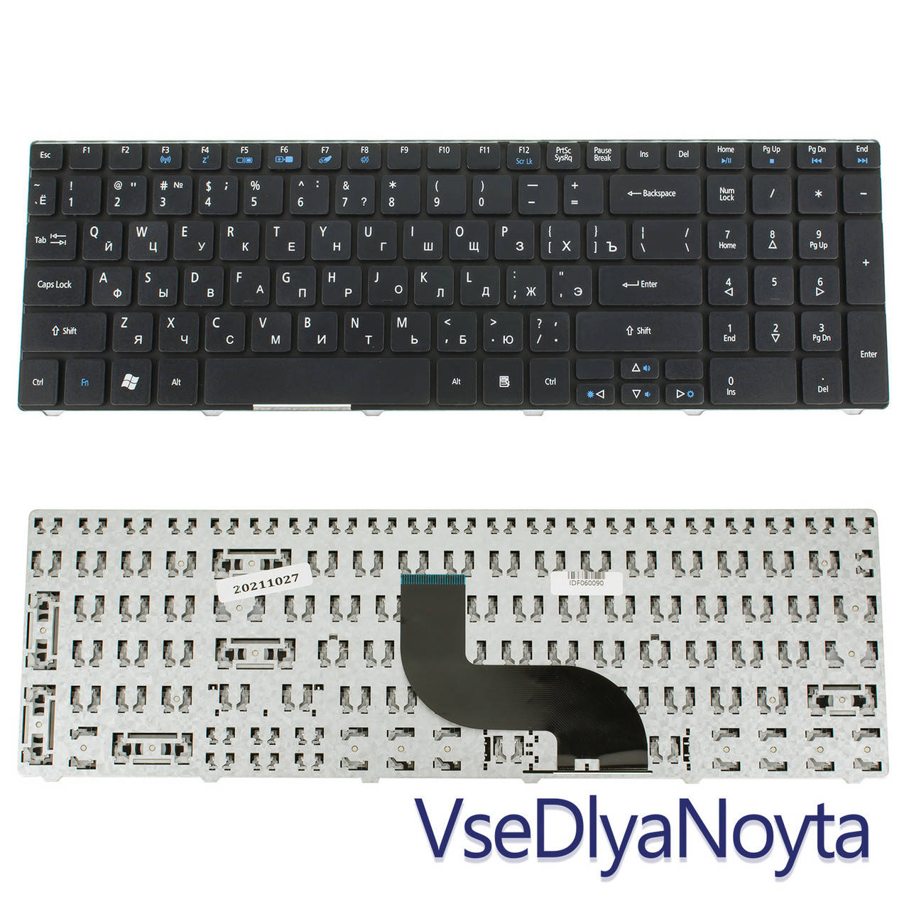 

Клавиатура Acer Aspire 5560_V3 5560G 5625 5625G 5626G 5733 5733Z 5736 5736G 5736Z 5738 5738DG 5738DZG 5738G, Черный
