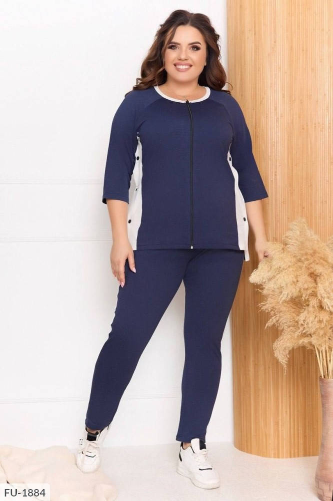 

Прогулочный костюм двойка женский полубатальный, размеры 48-54 (2цв) "SOKOLOVA" недорого от прямого поставщика, Разные цвета